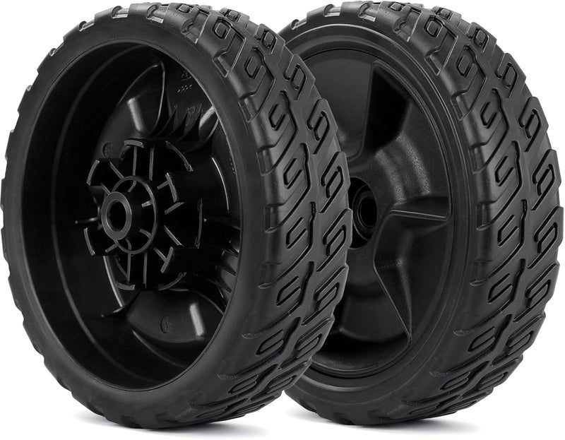 GICOOL GIGOOL 44710-VR8-N00ZA Lawn Mower Front Wheels, 8 Inch Wheels for Honda HRN216, Pack of 2 - Image 1